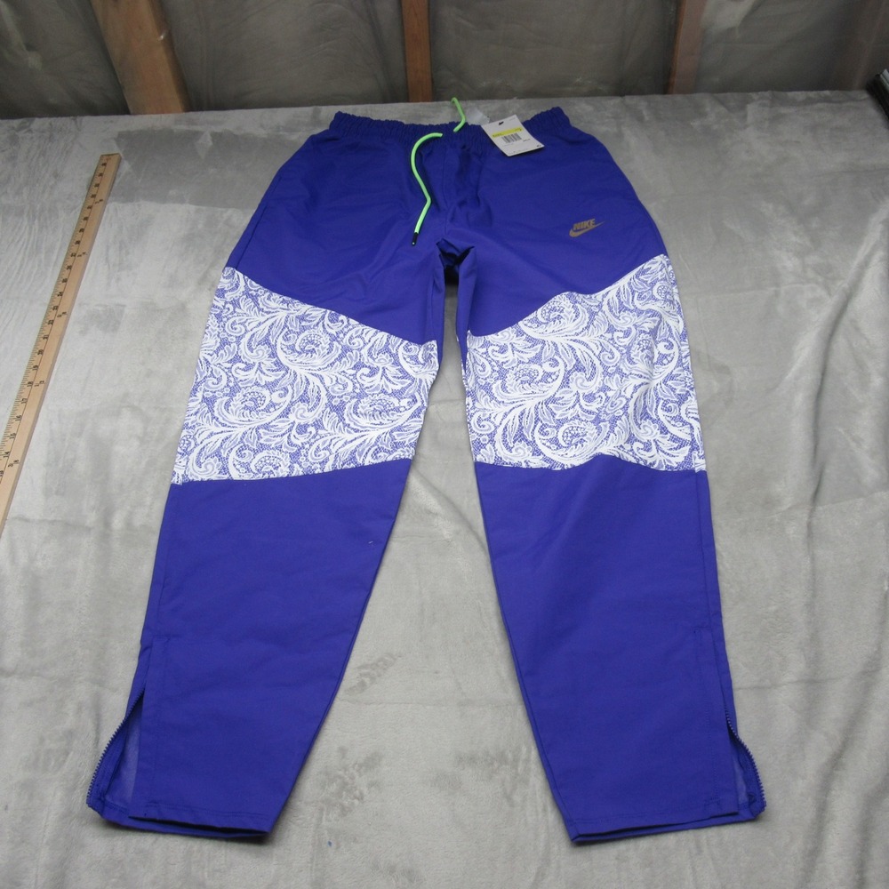 Nike Pants Womens Small Purple Serena Williams Paisley Jog Active 26x26 $85 NEW